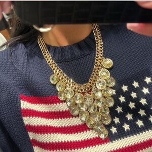 Elegant Gold Statement Necklace